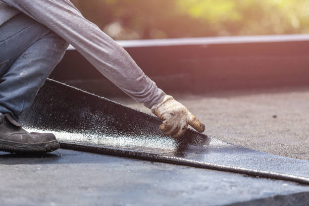 Professional Emergency Waterproofing technician working in St. Clair, PA